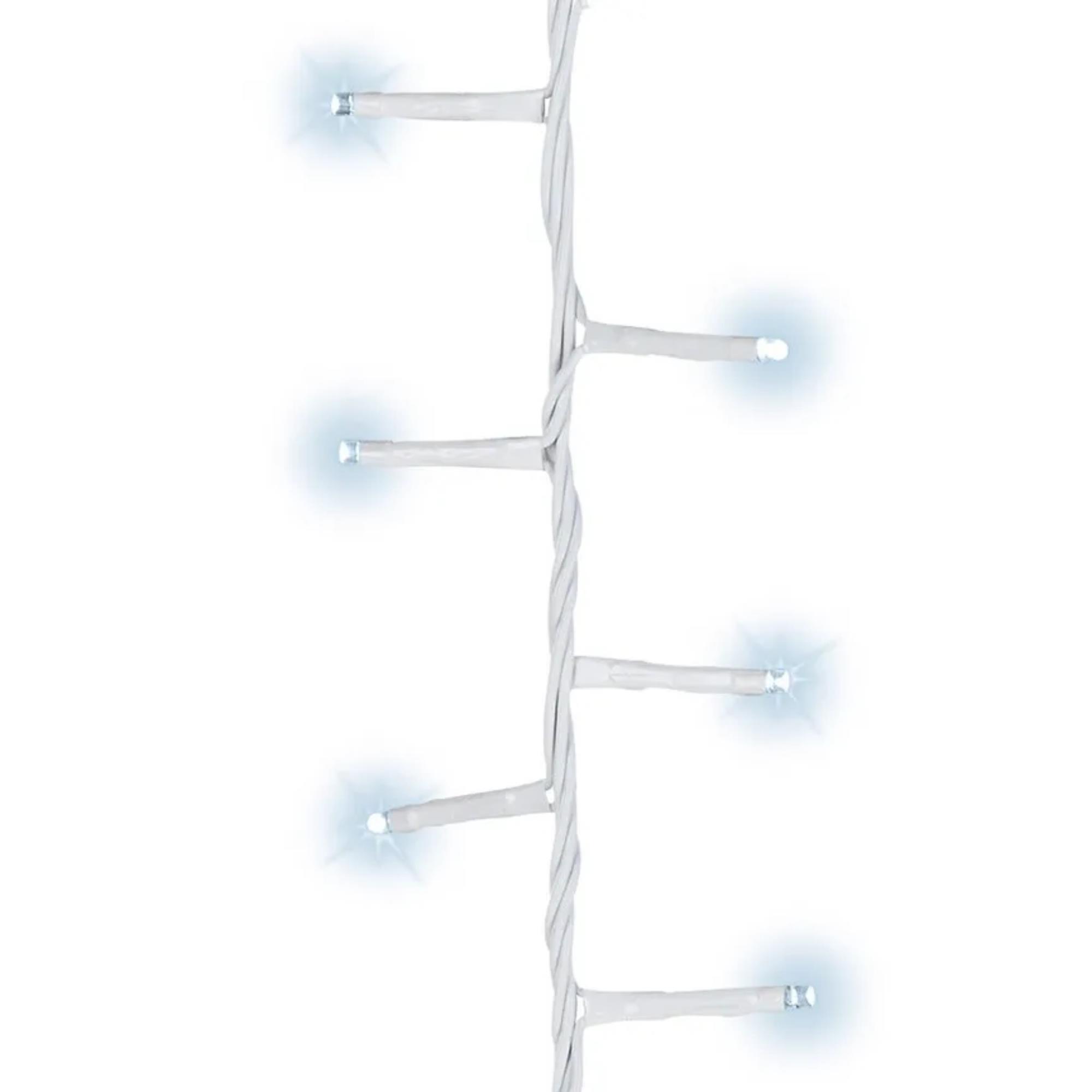 luz de cortina con 480 luces led blancas con controlador 225x300cm