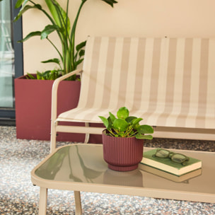 Salon de jardin métal 4 places SILVI