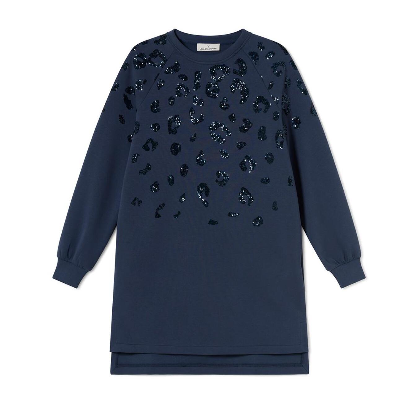 abito circolare con paillettes