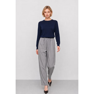 Kocca - Pantaloni da donna in viscosa con coulisse in vita Donna
