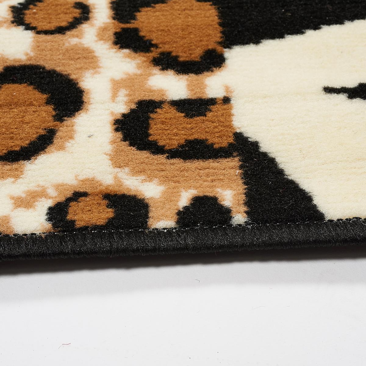 Tapis salon et chambre tissé motif animaux VOJO