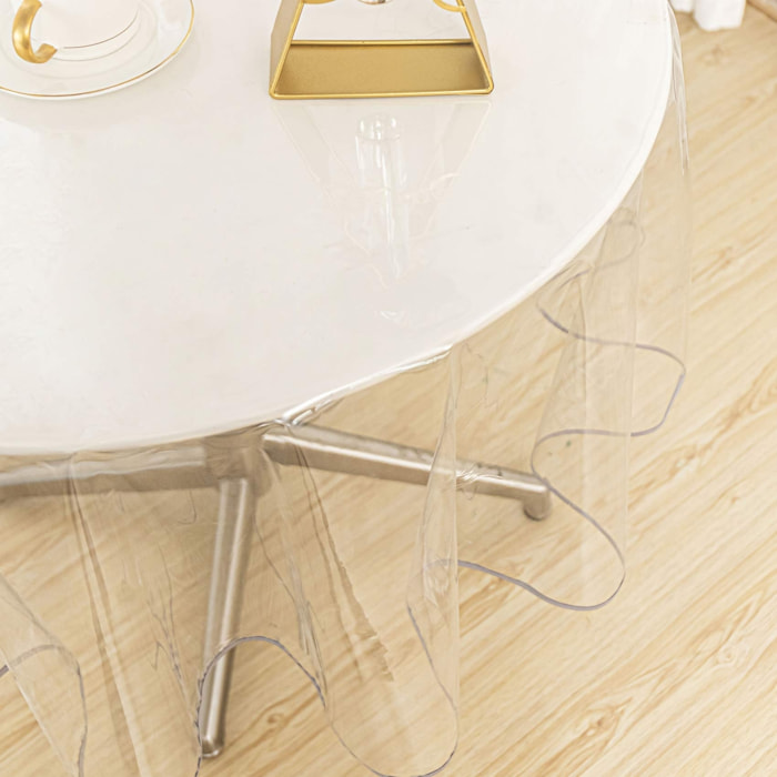 Nappe ronde transparente - Transparent