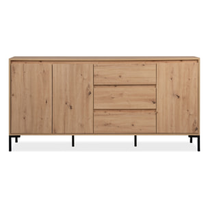 Buffet en bois avec placards et tiroirs ANTILA