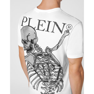 PHILIPP PLEIN T-Shirt Round Neck SKELETON