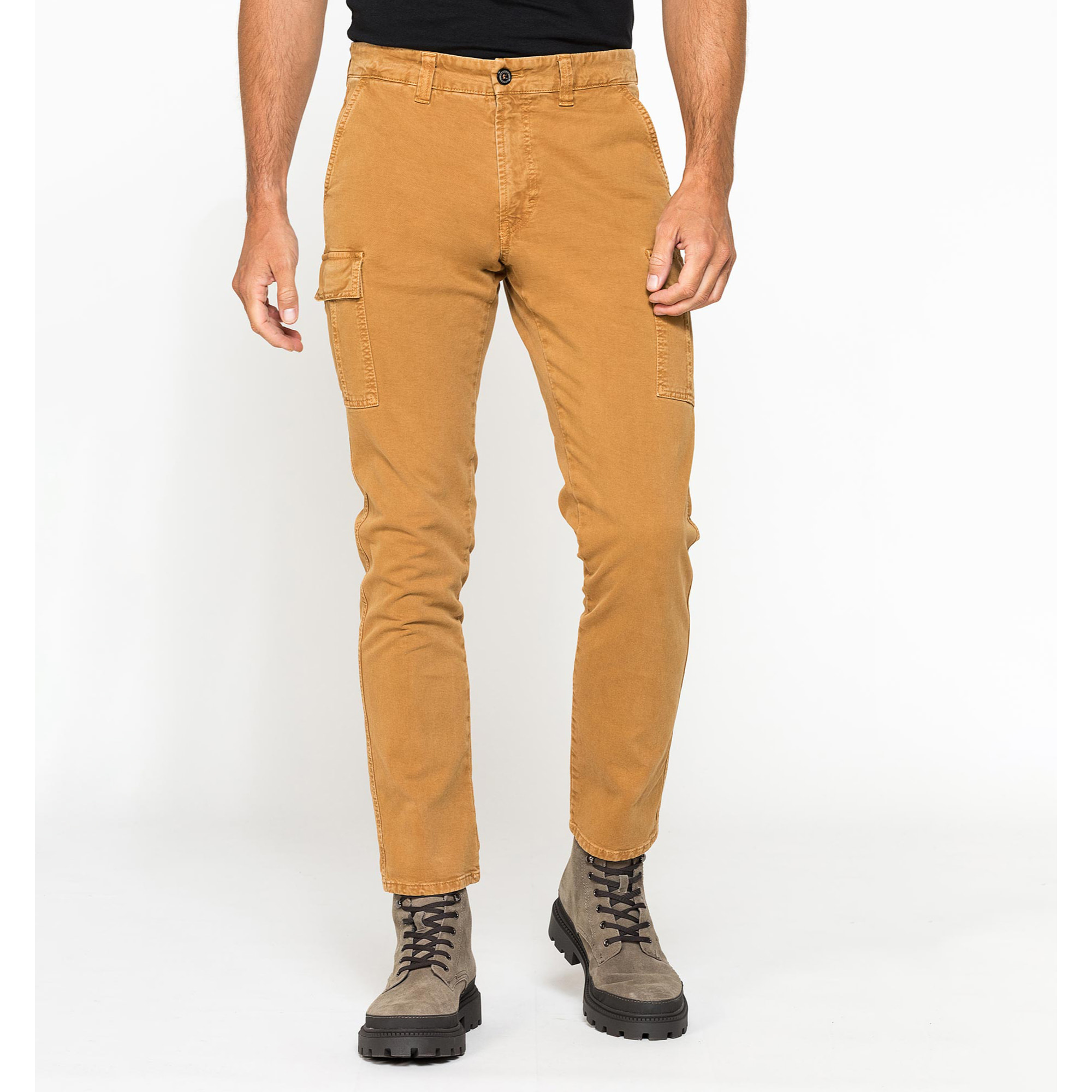 CARGO MOD. 619 SLIM FIT IN PESANTE GABARDINA STRETCH