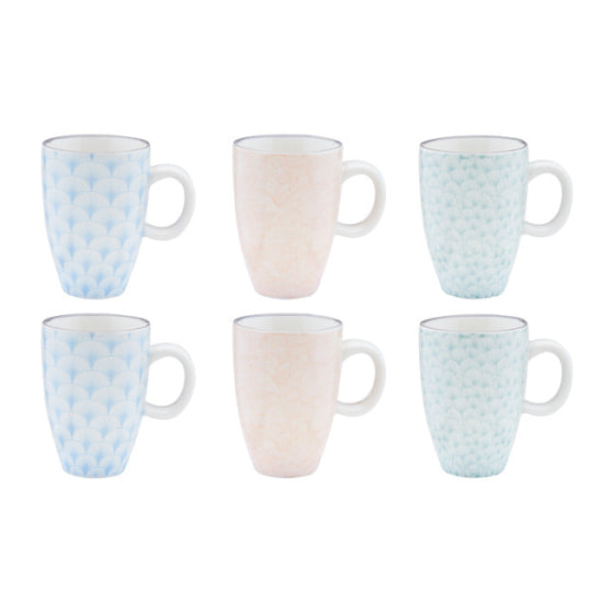 Tasse PATTERN 9cl - 6 pièces - Pastel