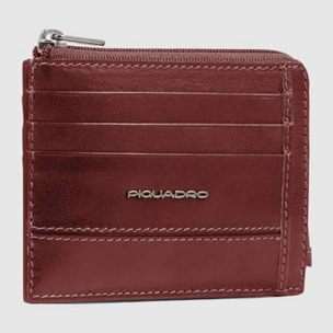 Piquadro Bustina portamonete, documenti e carte di credito con protezione RFID