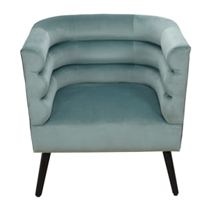Fauteuil Amelia Velours Vert
