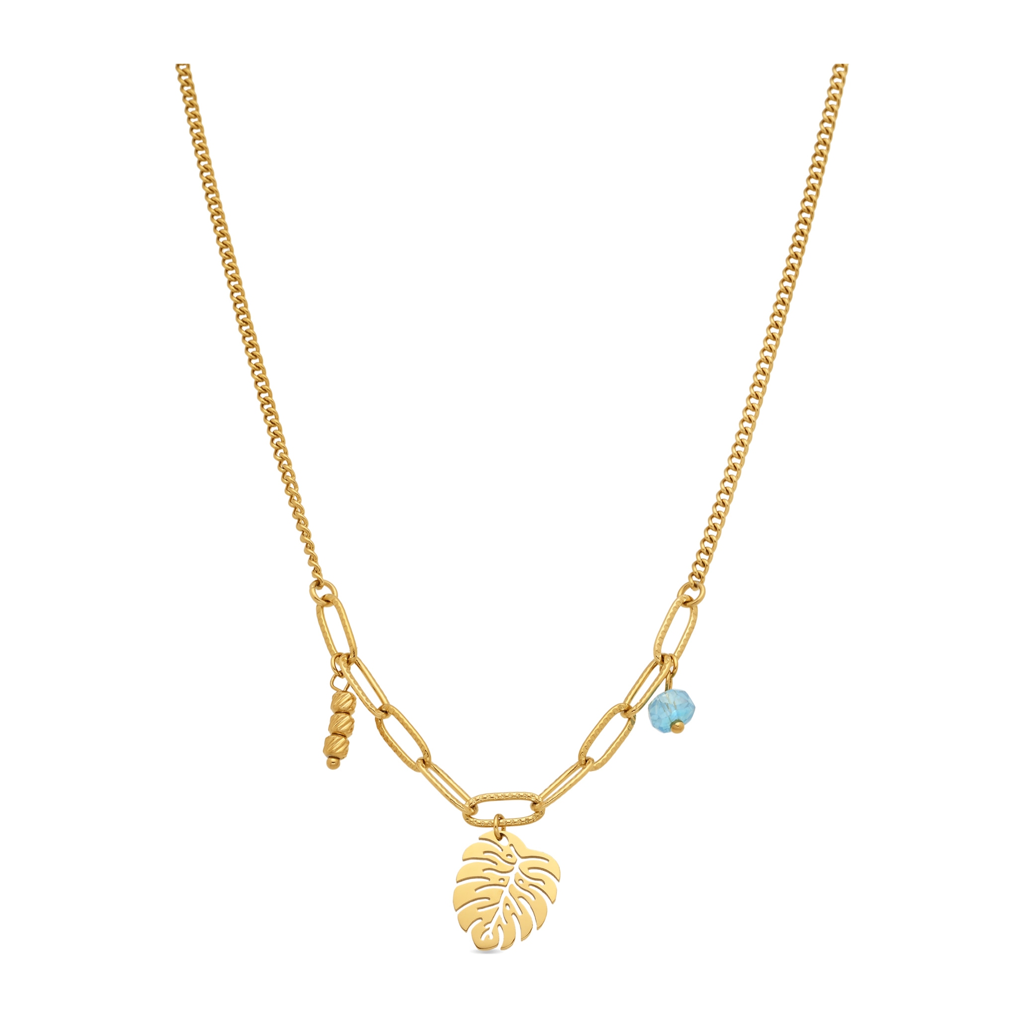 Collar Lunove acabado oro amarillo 18k