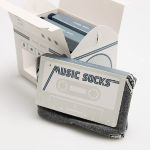 Confezione regalo di 3 calzini stampati musicali