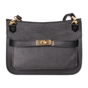 Borsa a tracolla Katie da donna In Vera pelle Made in Italy 23x17x5 cm