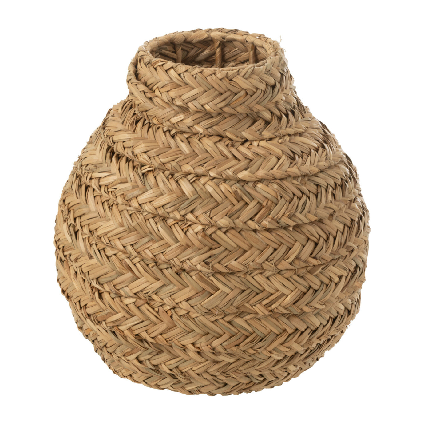 J-Line vase Tressé - jonc de mer - naturel - small - Ø 30 cm