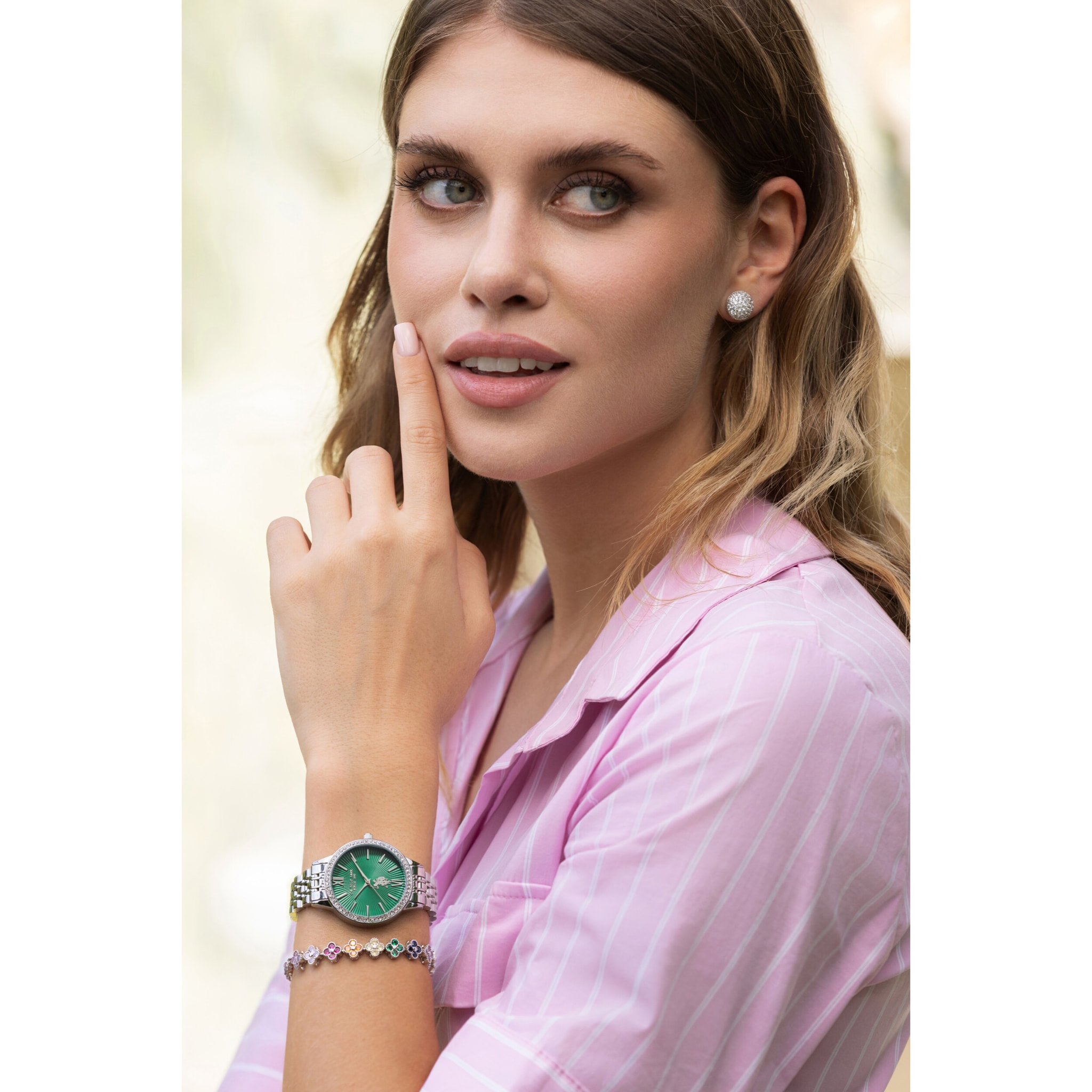 Orologio U.S. Polo Assn. In metallo e acciaio