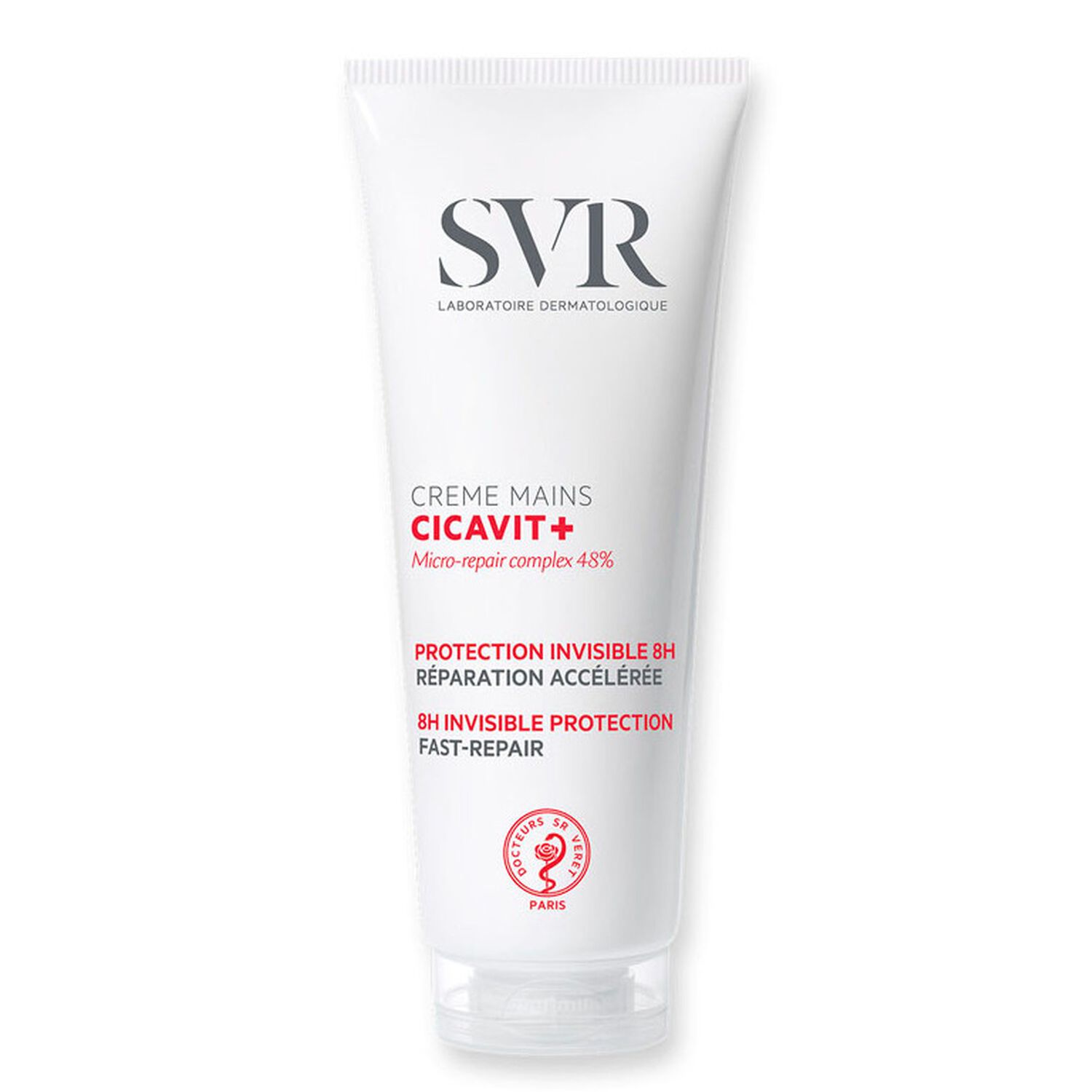 Cicavit+  - Crème Mains Protection Invisible 8h - Réparation Accélérée 75G