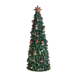 Albero 11.1xh29 cm mov+mus caril - Pezzi 1 - VERDE - Bianchi Dino SpA