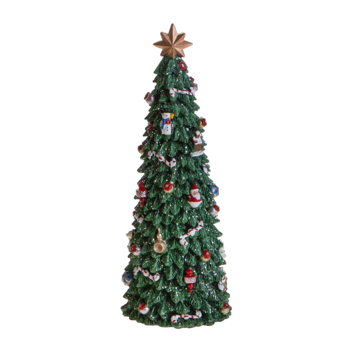 Albero 11.1xh29 cm mov+mus caril - Pezzi 1 - VERDE - Bianchi Dino SpA