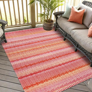 Tapis extérieur tissé kilim rectangle DASU