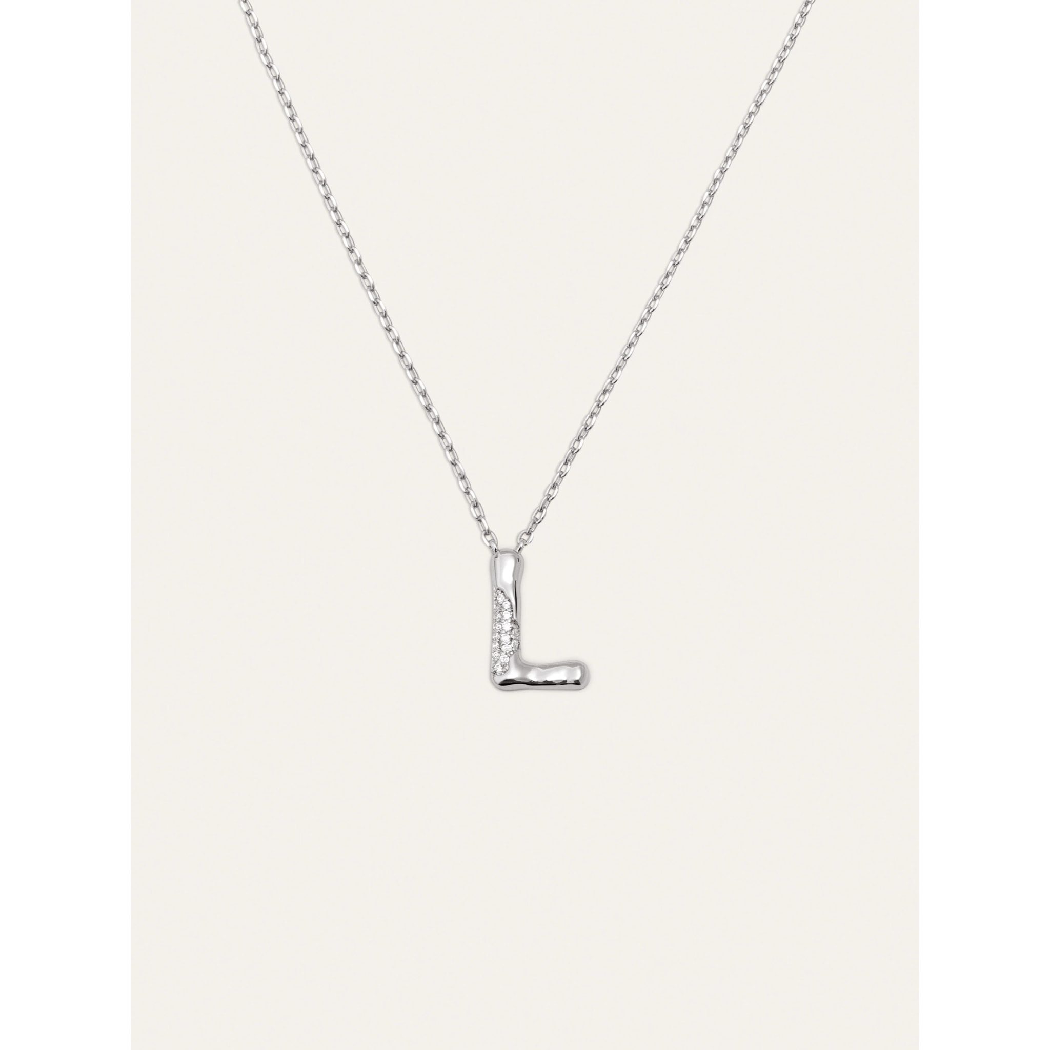 Collar Personalizado Letter Brillante