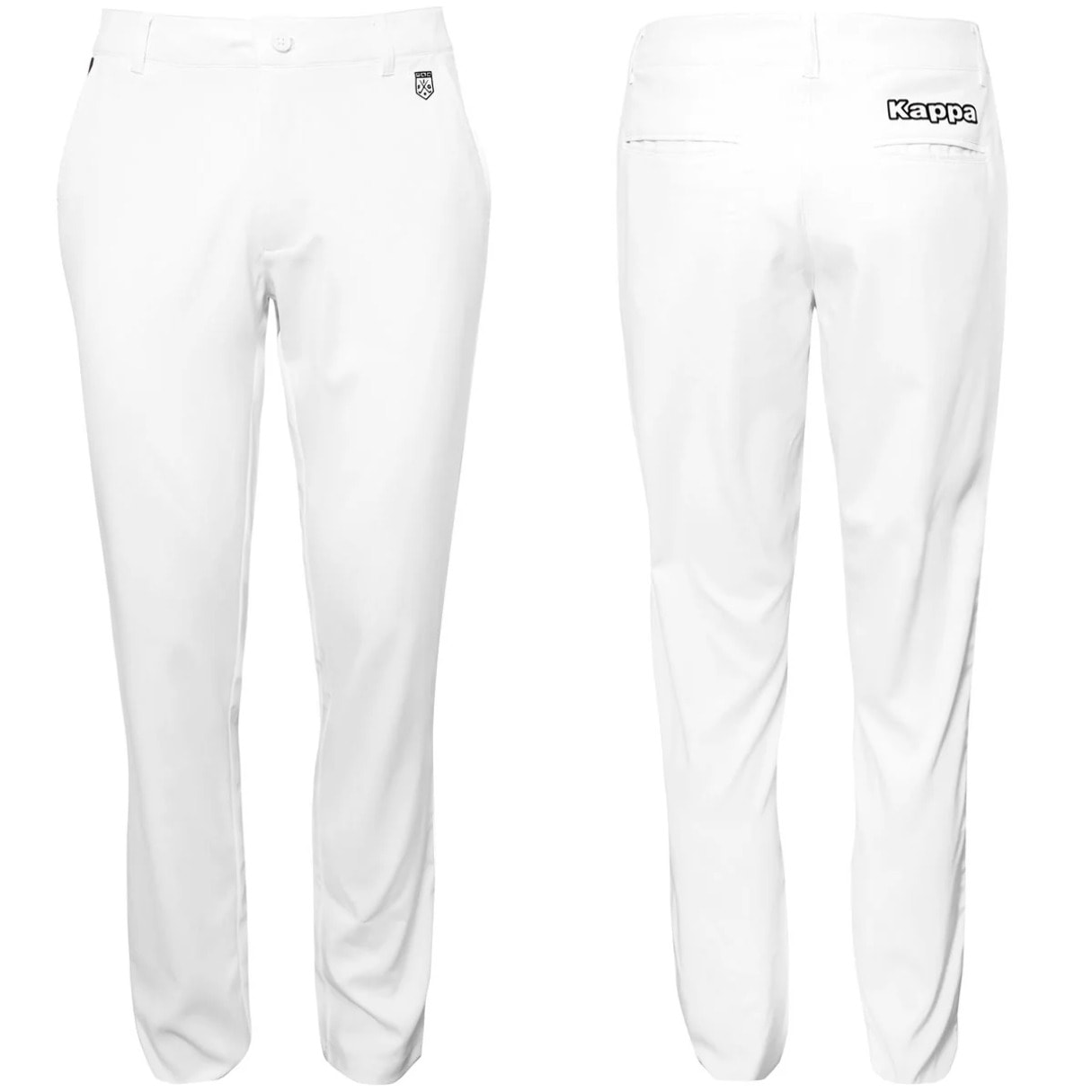 Kappa - Pantaloni Uomo Bianco - KAPPA4GOLF VICHUR