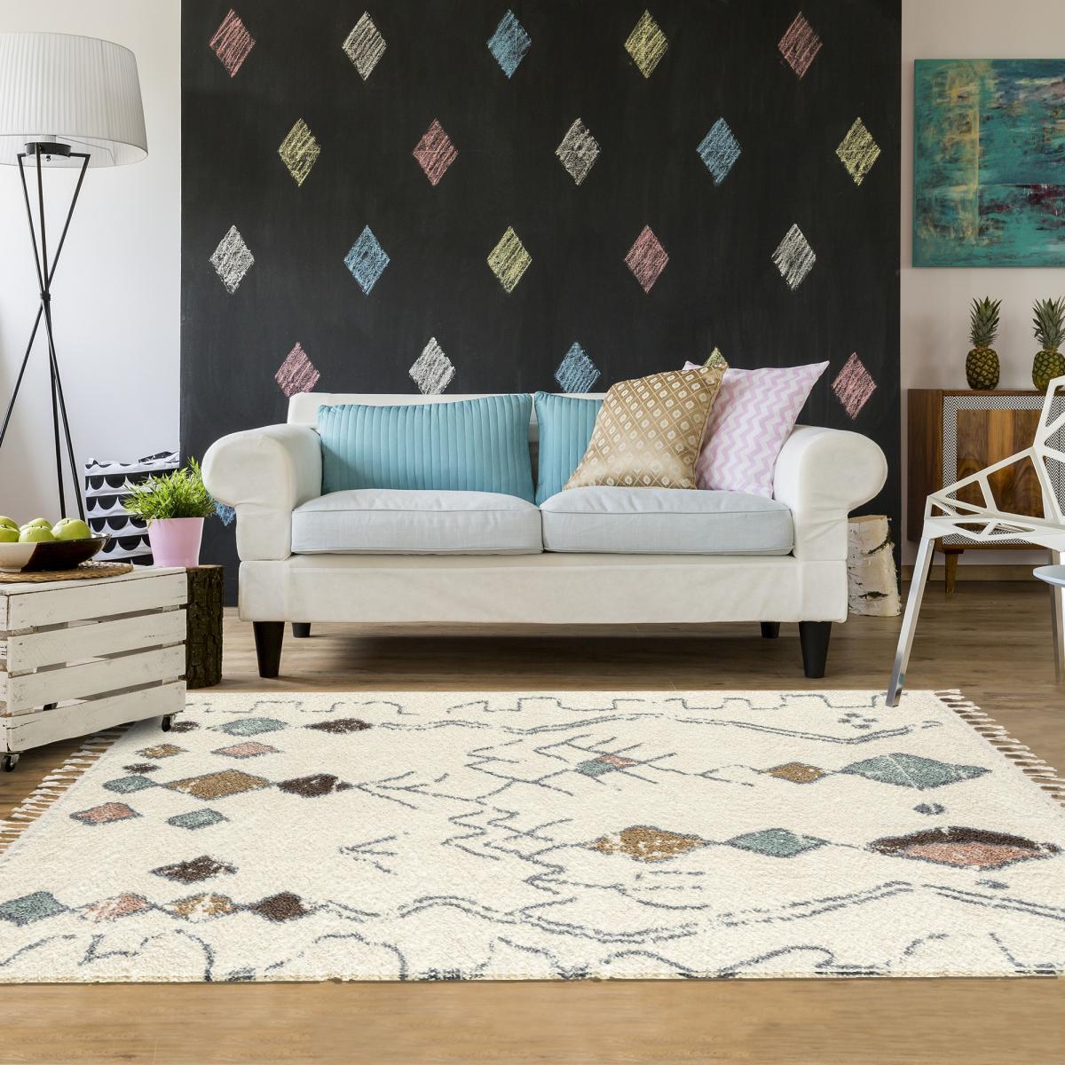 Tapis berbère tissé motif saharien VILA