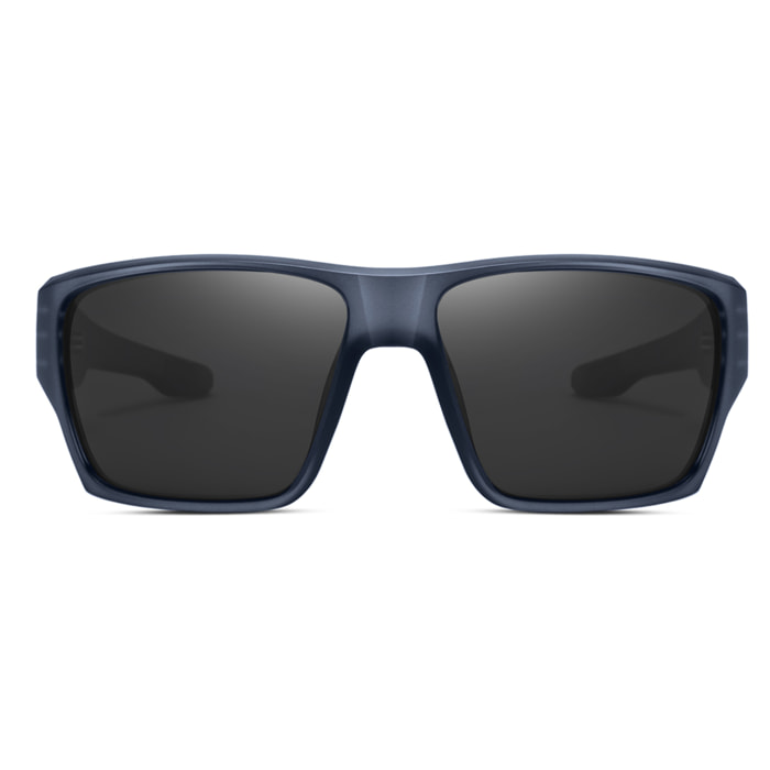 Gafas de sol OCEAN SKATE - Azul mate transparente / Polarizada ahumada