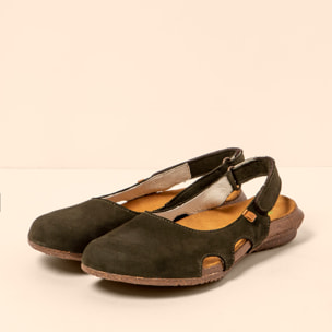 Sandalias N413 NOBUCK LAVADO KAKI / WAKATAUA color Kaki