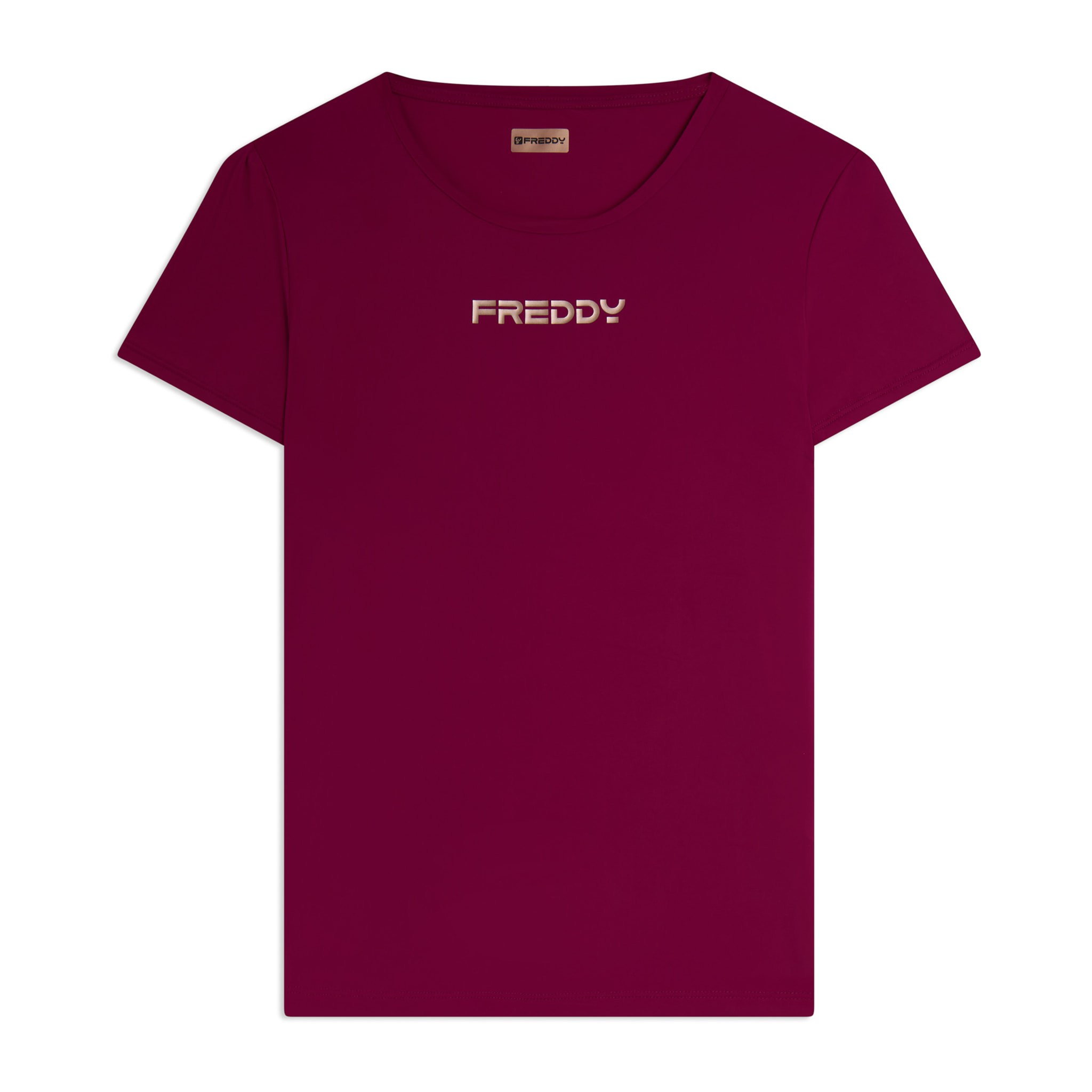 T-shirt regular in tessuto tecnico leggero