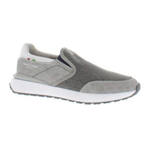 Armata di Mare Scarpe Uomo Slip-On Casual con Soletta Rimovibile in Memory Foam AMU S24D549 Grey