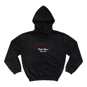 Felpa Donna LONSDALE Cotone Felpato