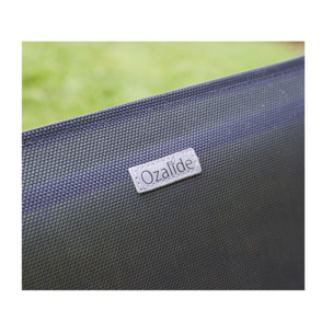 HONFLEUR BEZIERS ARDOISE - Ensemble table et chaises de jardin  - Gris Anthracite