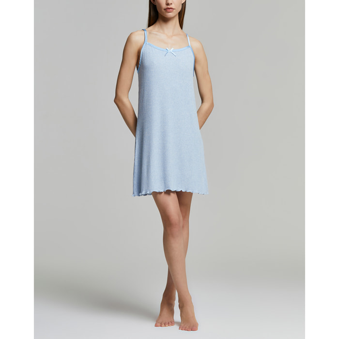 Camicia da notte Glenda a costina