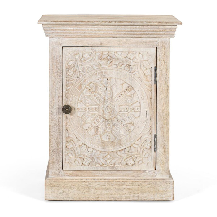 Mesita de noche - banco a los pies de la cama 70x56x40