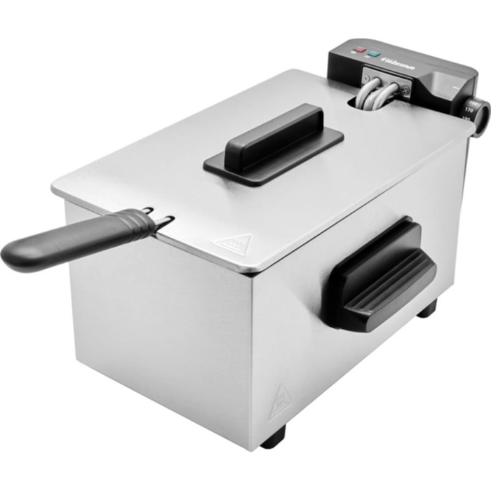Friteuse semi-professionnelle TRISTAR 3L revetement acier inox