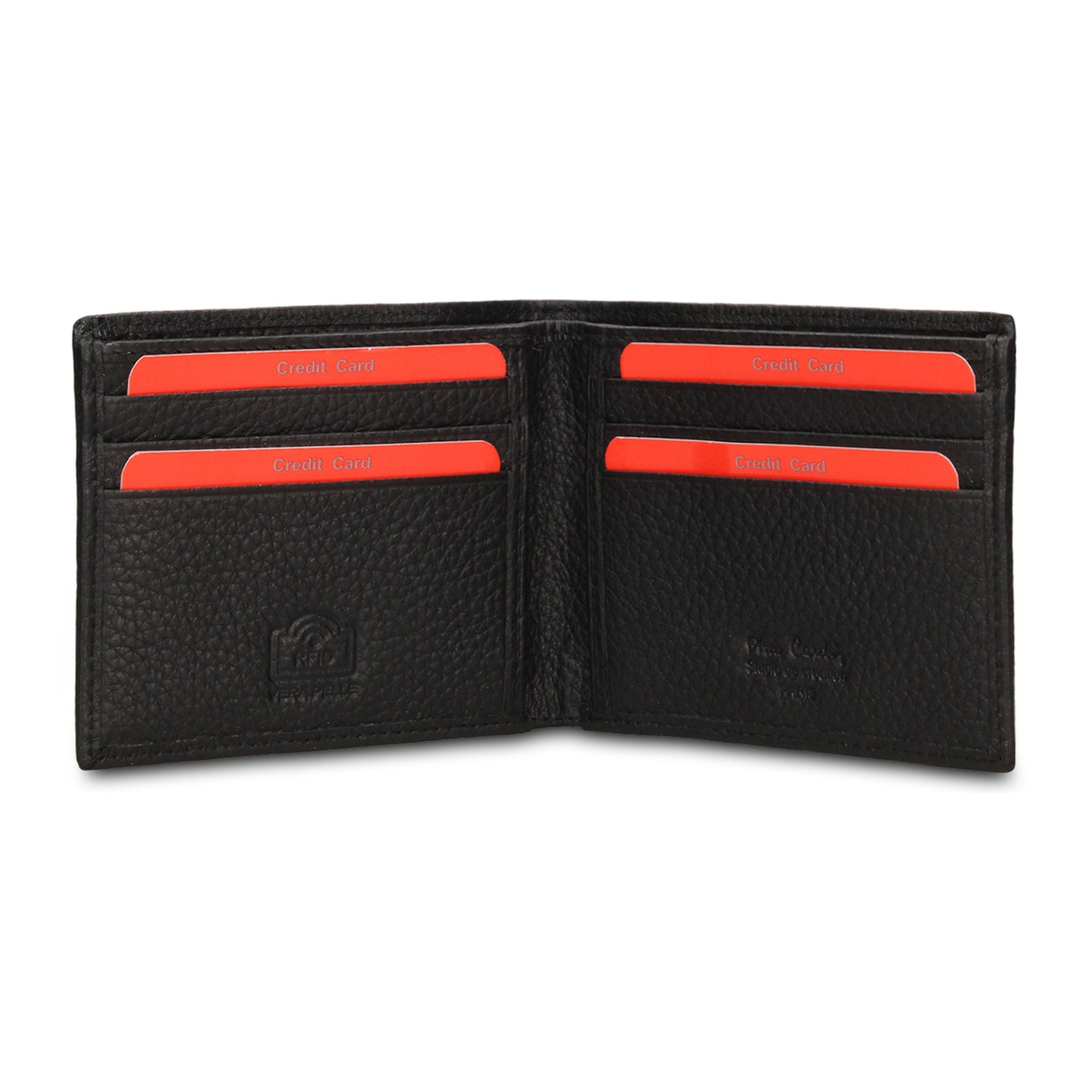 Portafoglio uomo in vera pelle - Modello Erevan Elite - Casual - 11.0 x 9.0 x 1.0 cm