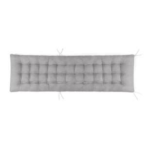Coussins universels gris pour bain de soleil - lot de 2
