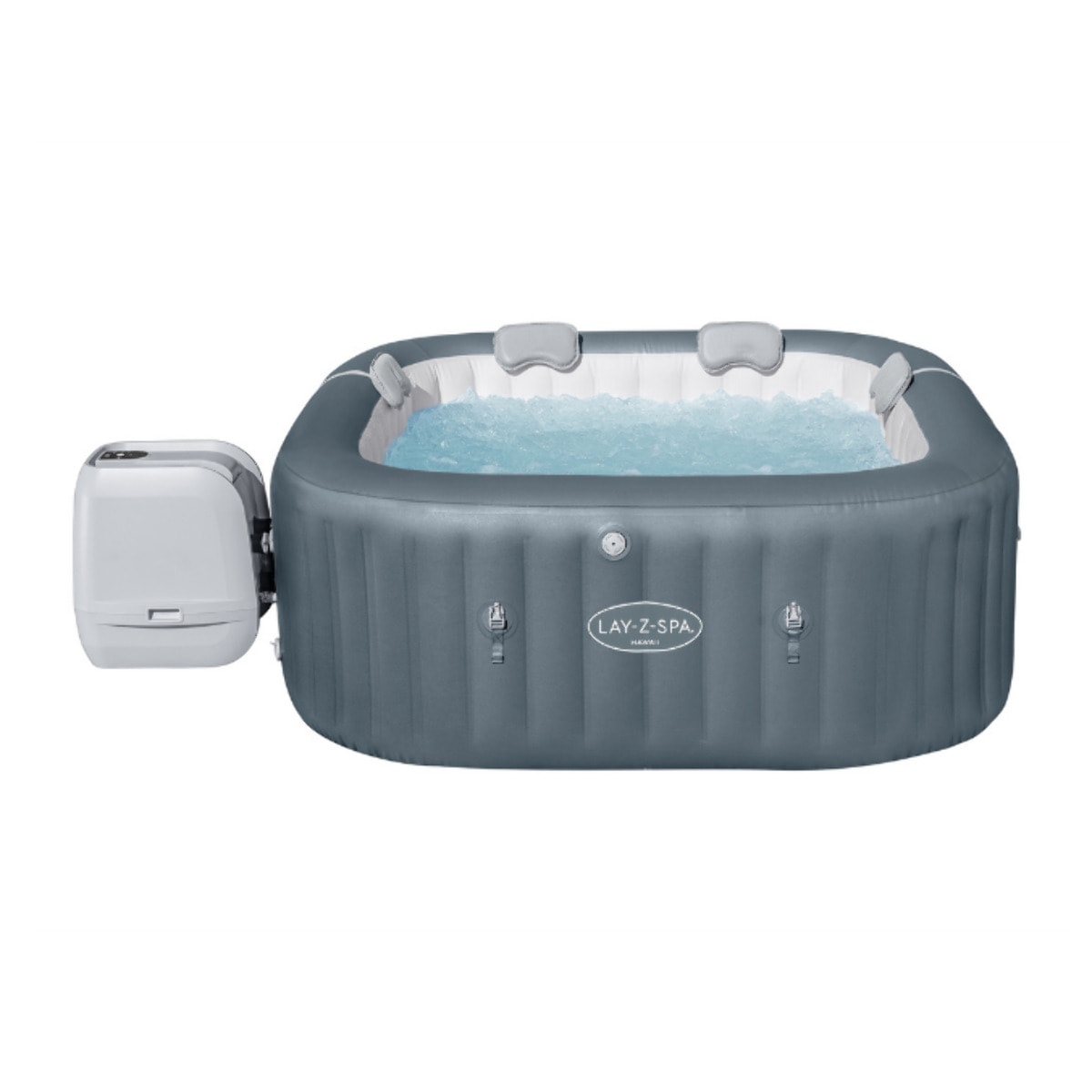 Bestway Spa gonflable carré Lay-Z-Spa Hawaii HydroJet Pro 4-6 personnes