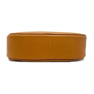 Chicca Borse - Tracollina Clutch Donna in Vera Pelle - Colore Cuoio