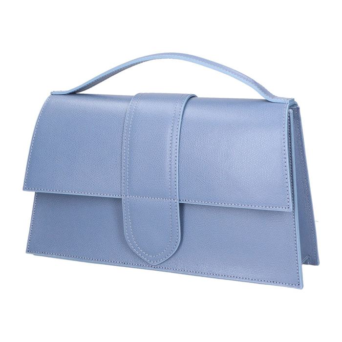 Borsa a mano da donna - Modello Lina - Vera pelle - 34.0 x 20.0 x 9.0 cm