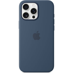 Coque APPLE iPhone 16 Pro Max Denim MagSafe silic