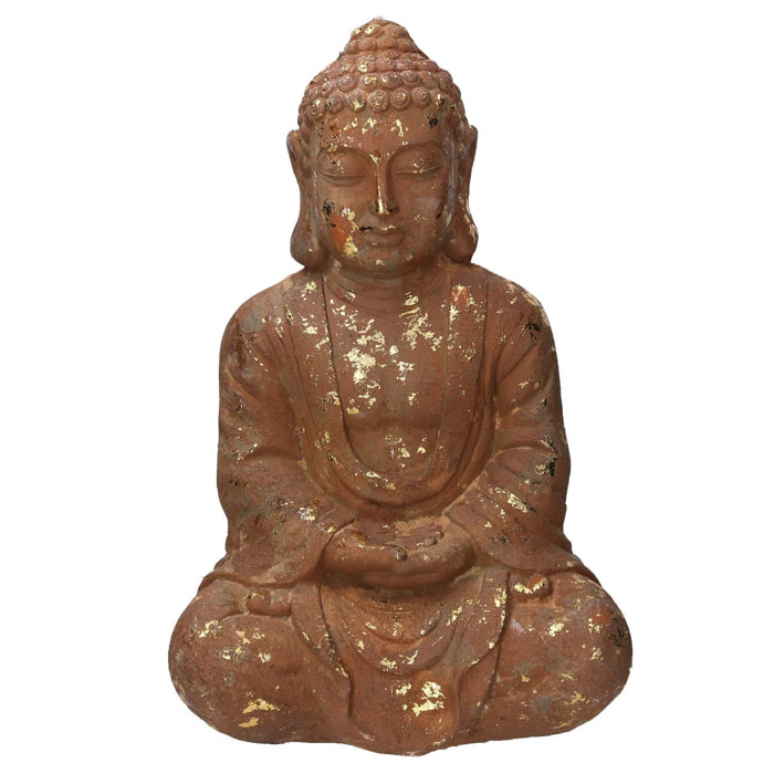 Buddha in resina bronzo cm35x25,5h53,5