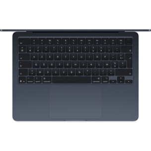 Ordinateur Apple MACBOOK Air 13" Puce M5 CPU 10 / GPU 8 coeurs Mémoire RAM 16Go Stockage 512Go SSD Minuit