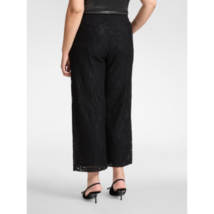 Elena Mirò - Pantalones de encaje - Negro