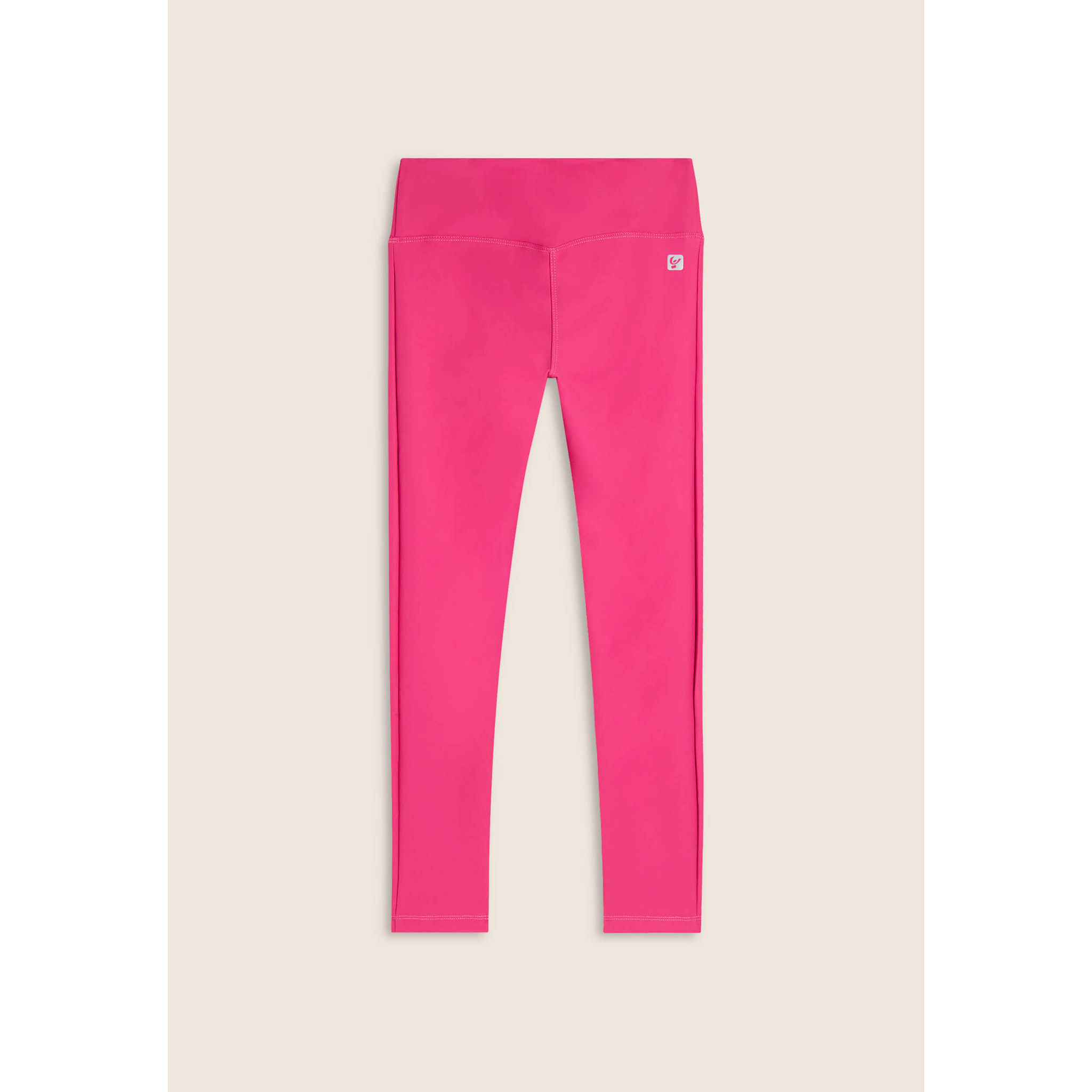 Leggings 7/8 effetto pelle vita regular