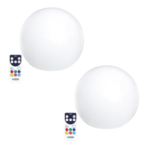 2 Boule lumineuse sans fil BOBBY D30CM