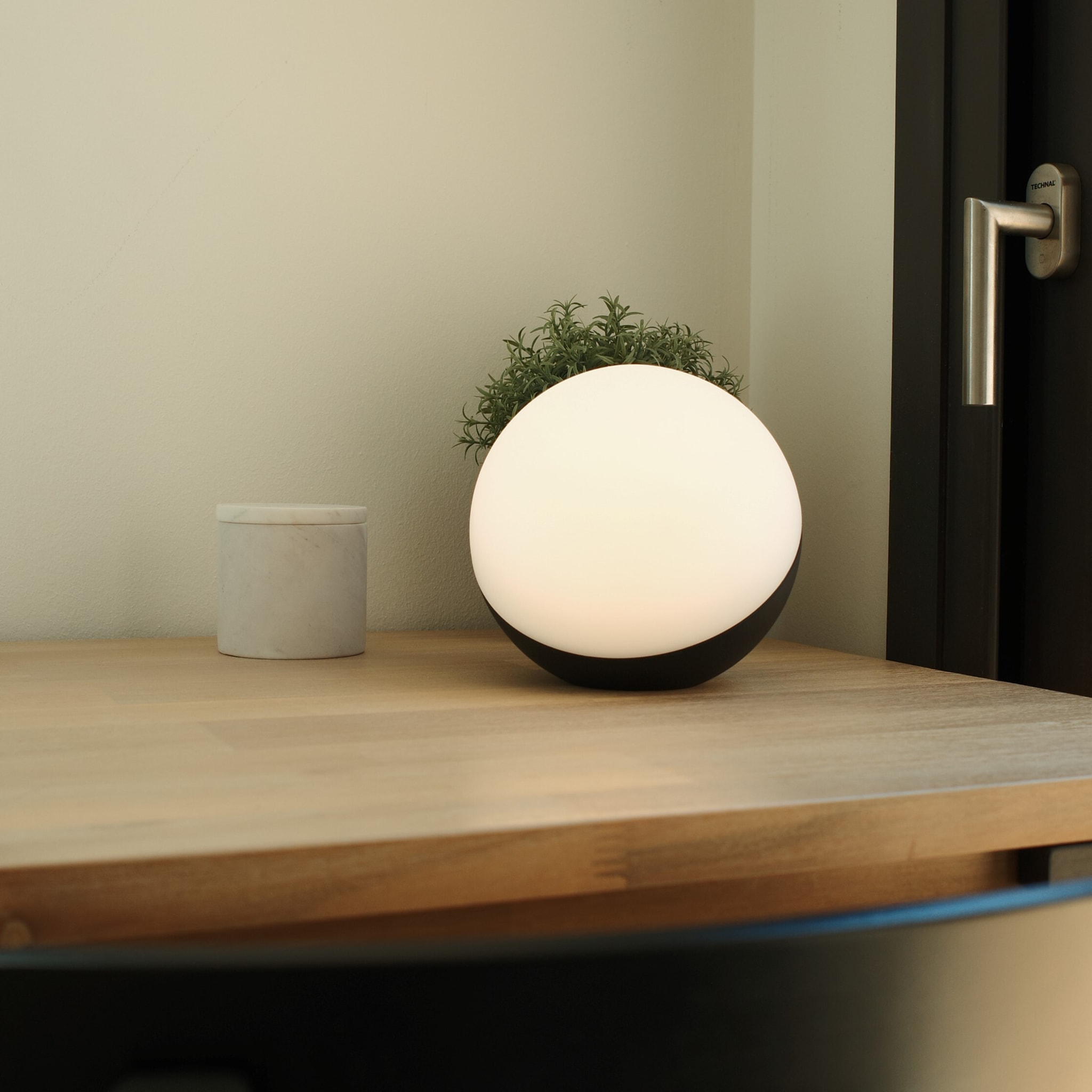Forlight Sobremesa Ip44 Sphere Led 1,5W 2700K Negro 85Lm