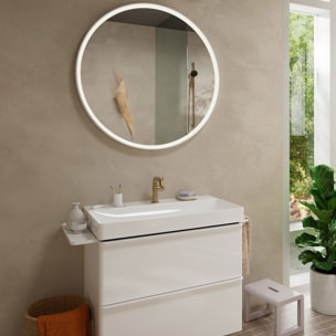 Mitigeur lavabo Tecturis S 110 Fine Ecosmart+ avec bonde clic-clac, Bronze brossé