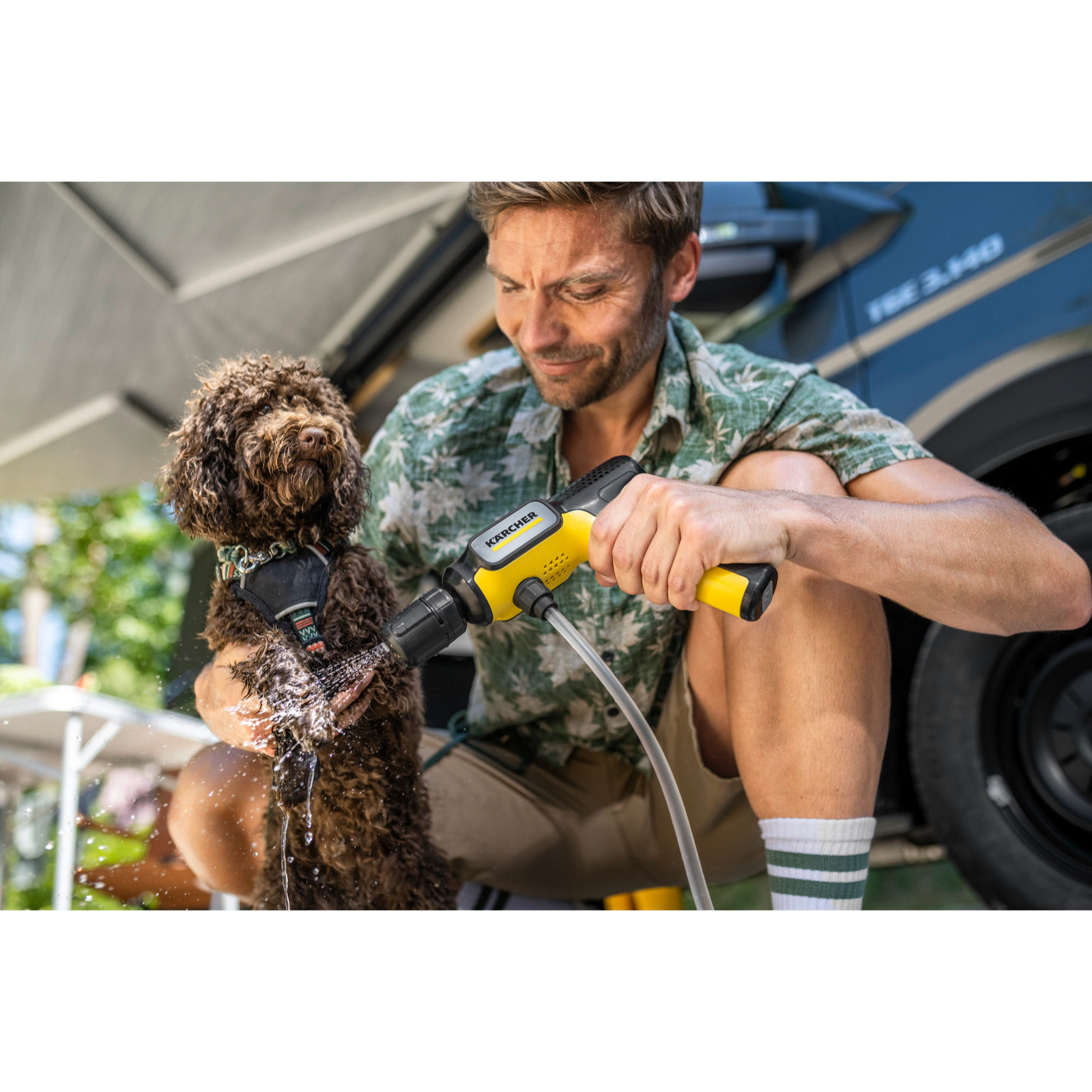 Pistolet de nettoyage à pression sans fil KARCHER OC Compact PLUS Nettoyeur mobile - 30 minutes - canon à mousse - kit d'aspiration
