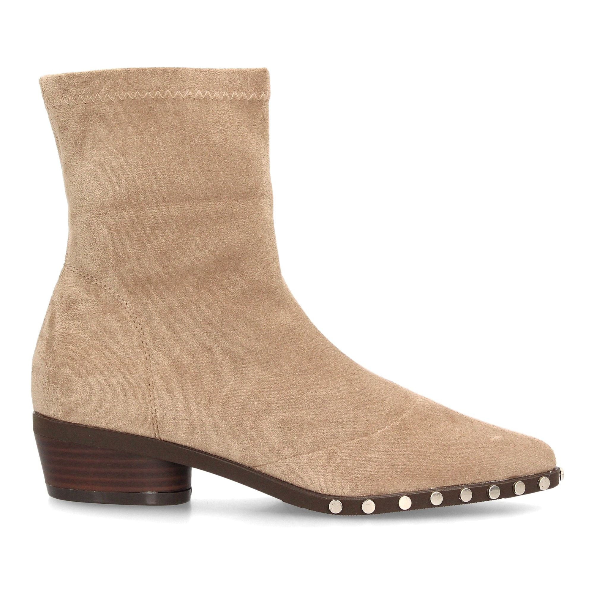 Botines de mujer con tachuelas decorativas