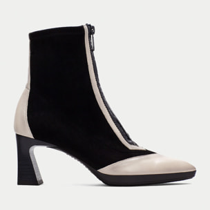 Botin Atlanta Negro blanco 7 cm