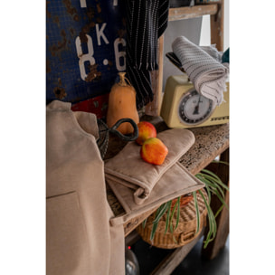 Lot gant de cuisine/manique recyclé Jona